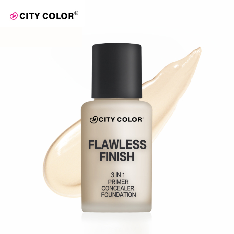 city color城彩 亮透了粉底液 遮瑕 修正肤色
