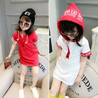 Váy bé gái tay ngắn mùa hè 2018 phiên bản Hàn Quốc của quần áo trẻ em mới váy trẻ em mùa hè váy váy bé gái đồ bé gái