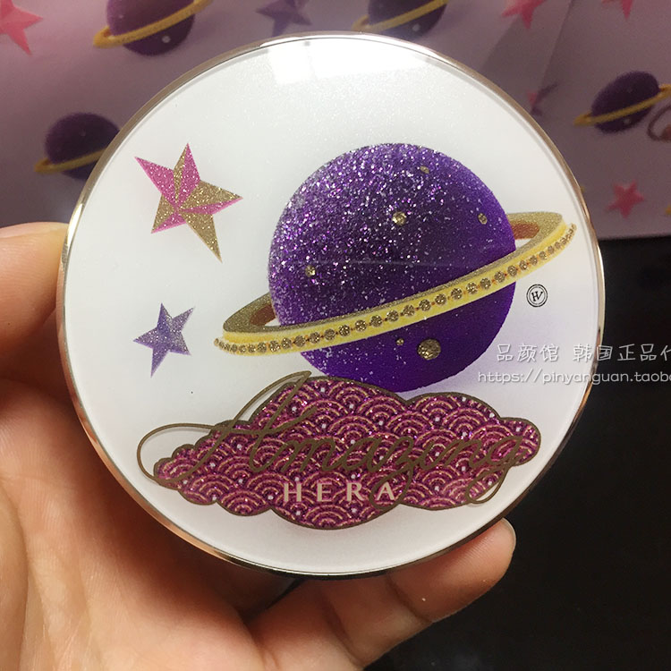 2017新韩国正品HERA赫拉星空限量版气垫BB霜粉底遮瑕防晒保湿亮白