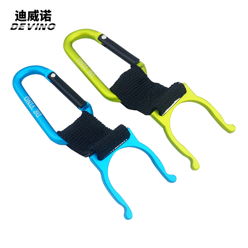 Divino quick-hanging thickened carabiner Mineral water bottle buckle Quick-hanging beverage bottle buckle can hang a variety of drinks