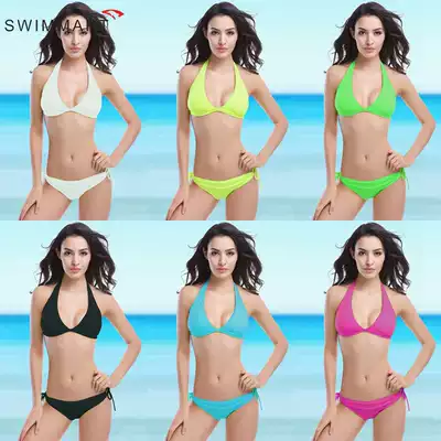 Value New Product Fluorescent Bikini Euro Code Sexy Bikini Swimsuit Foreign Trade Swimsuit Special Promotion V001