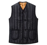 Mùa thu và mùa đông cha trung niên cộng với nhung dày kích thước lớn vest trung niên vest vest cao cấp cotton vest nam áo ba lỗ tập gym