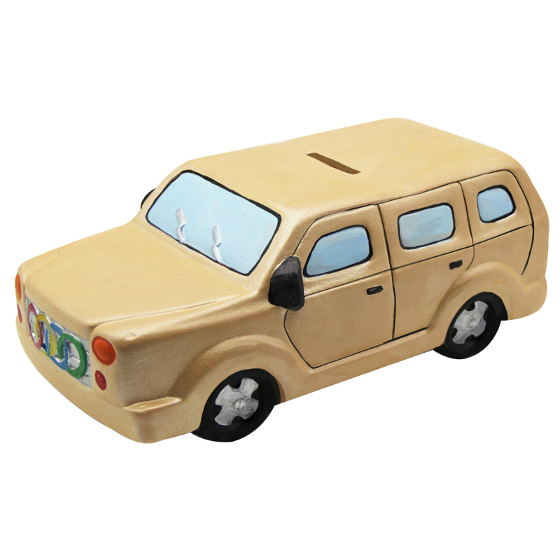 2016-3-27=10cm high and 21cm long-Plaster like cartoon doll car models start a business and get rich project