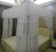 gió Đông Nam Địa Trung Hải giường tùy chỉnh lớp vỏ manti Trung Quốc bốn cột lưới trải giường giường tán đám cưới tấm màn che bức màn Mỹ - Bed Skirts & Valances