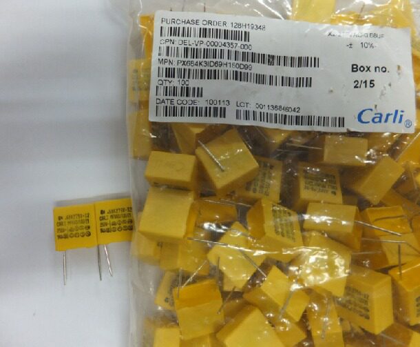 Safety Capacitor 0 68UF 275VAC 684 CARLI Kaili X2 Capacitor