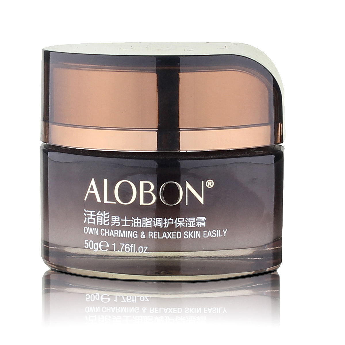 AloBon/雅邦活能男士油脂调护保湿霜50g补水控油 舒缓肌肤紧绷感