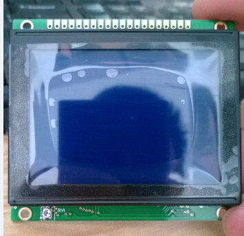 LCD12864 LCD screen with middle text library LCM12864S 78 * 70 yellowgreen black character ST79205V 3 3V