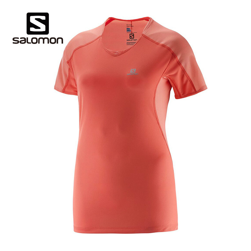 春夏新品 SALOMON/萨洛蒙 女款跑步短袖T恤 371366