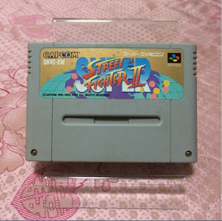 Nintendo SFC super-capers apply genuine game cards with Super Street bulls 2 16 people quick to hit the cyclone