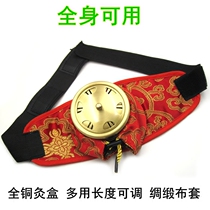 Pure copper moxibustion box full body multi-use full copper thickened moxibustion device with single-hole Warm moxibustion stove multi-purpose moxa box