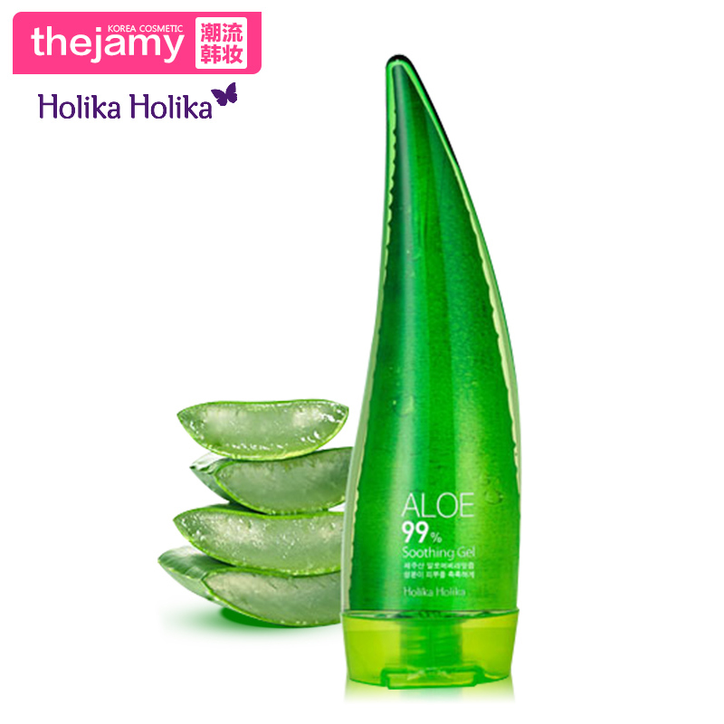 Holika Holika99%芦荟胶镇静补水保湿啫喱250ml+赠6袋小样