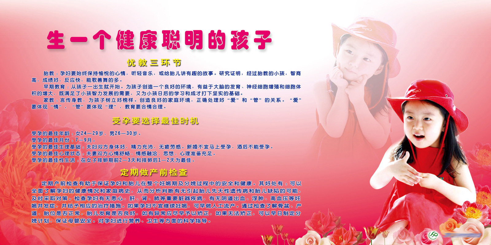 609办公装饰海报展板素材894计划生育宣传版面优生优育篇 - 副本