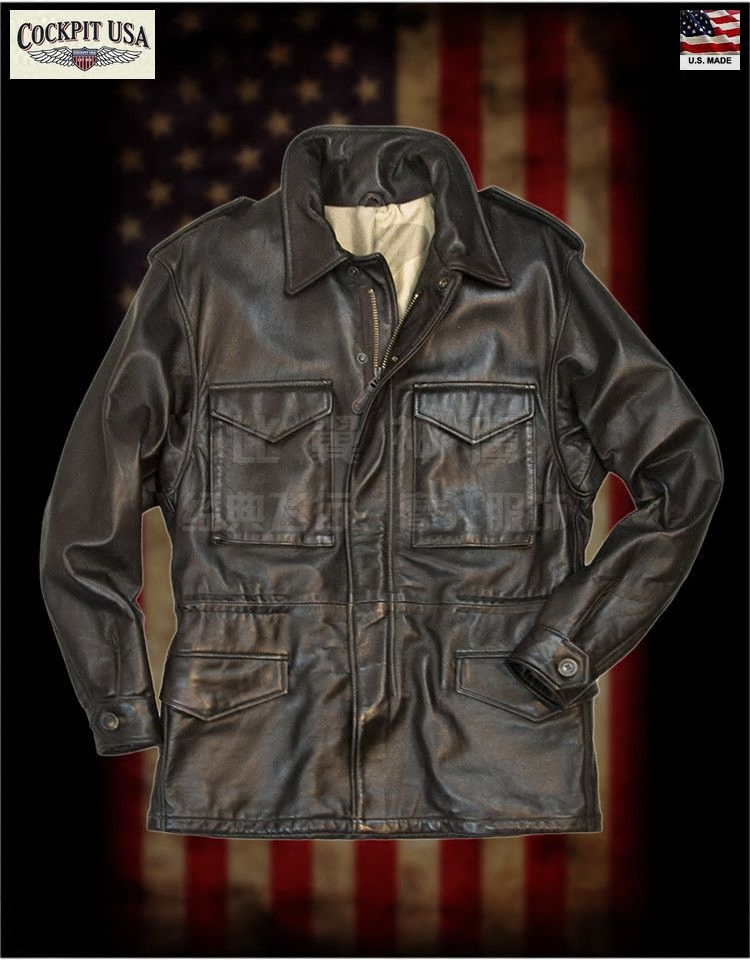 US origin import authorization agent thickened lambskin M51 classic World War II version of the field trench jacket jacket spot