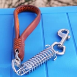 БЕСПЛАТНАЯ ДОСТАВКА Крупная и средняя собачья коротка, держащая собаку, тяга, собачья цепь собака веревка из кожи с золотистым ретривером