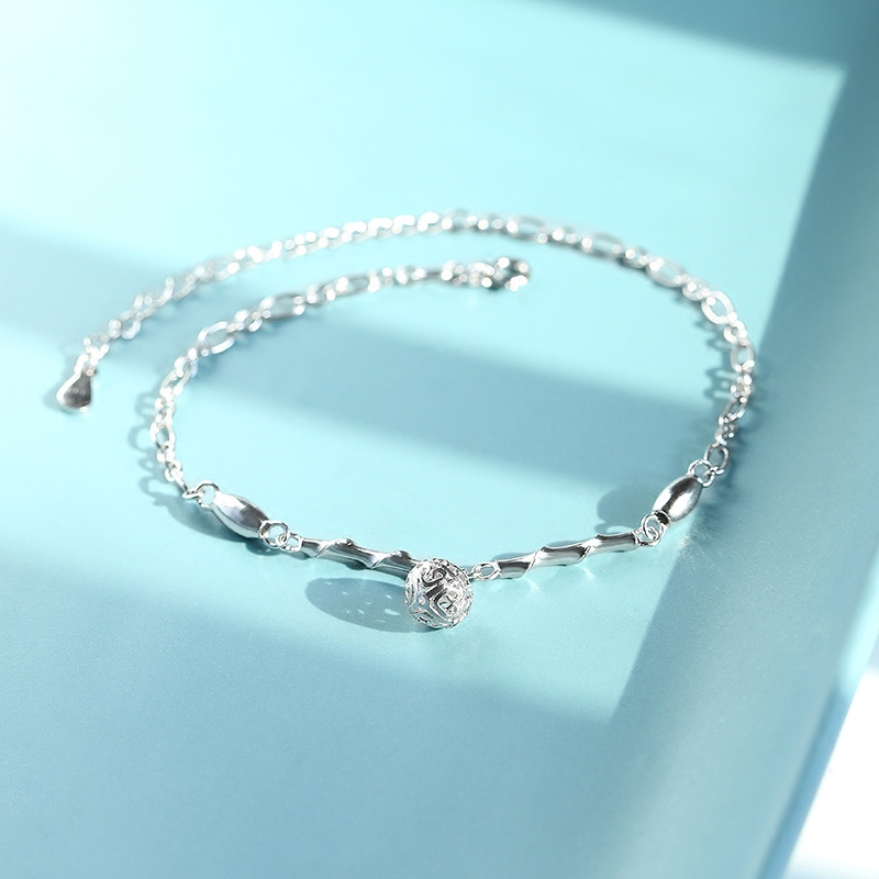 Chaine de cheville Femme      en Argenterie - Ref 3101467 Image 1