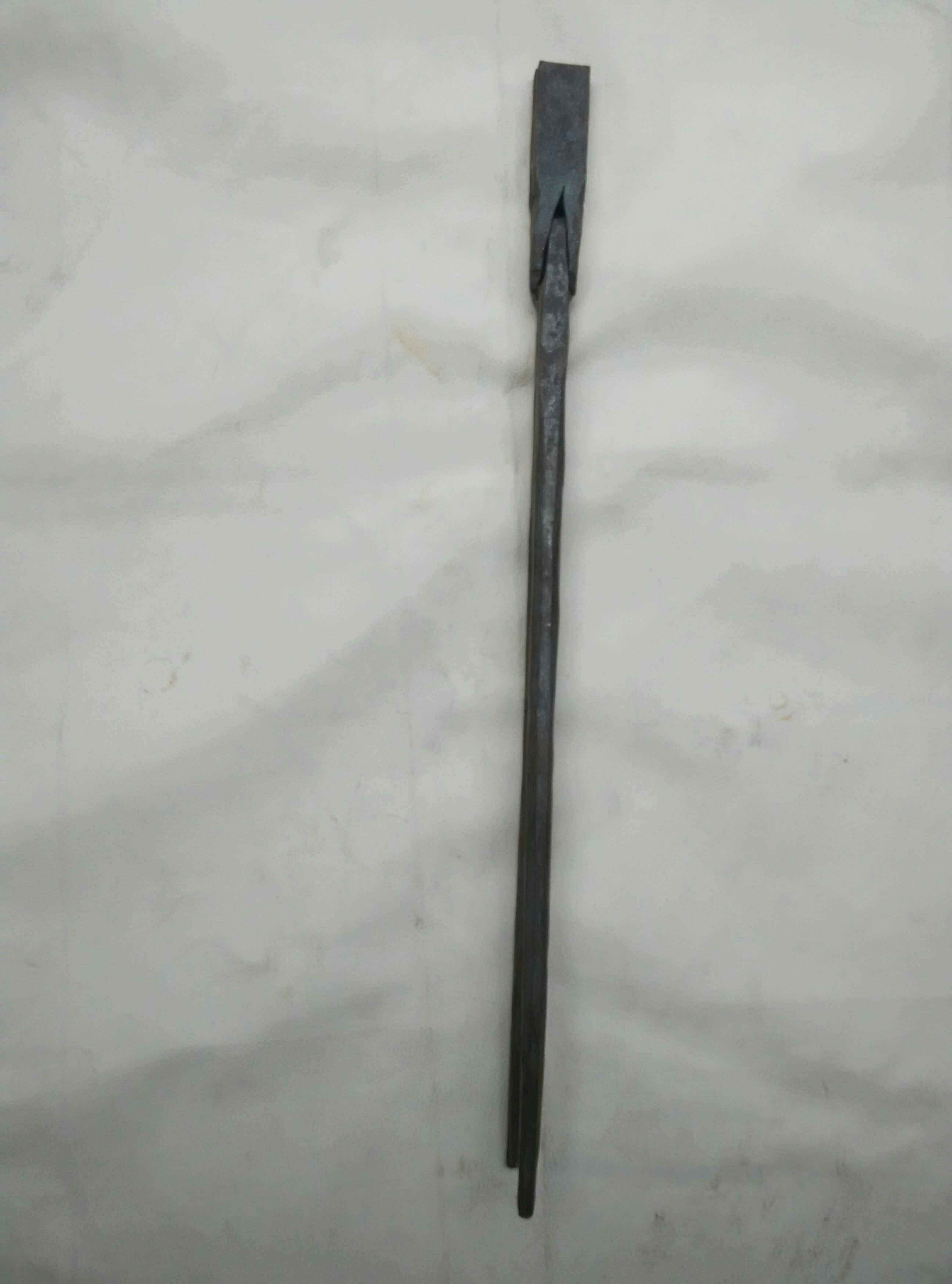 Aluminum ingot pliers fire pliers flat mouth flat pliers iron pliers high temperature resistant large iron pliers about 500 mm long