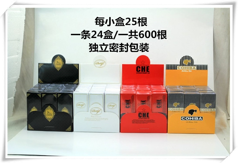 COHIBA cigar matches dedicated without phosphorus matches head chamberwood Cigar Wood Cigar Matches 600 Mount Extra-long 10CM