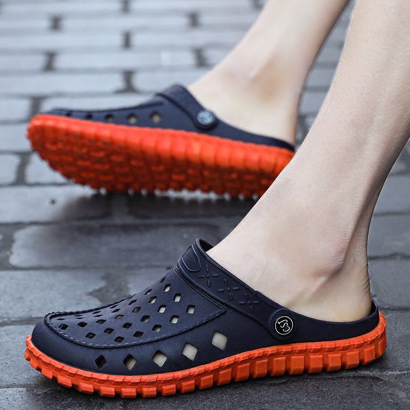 mens plastic beach shoes