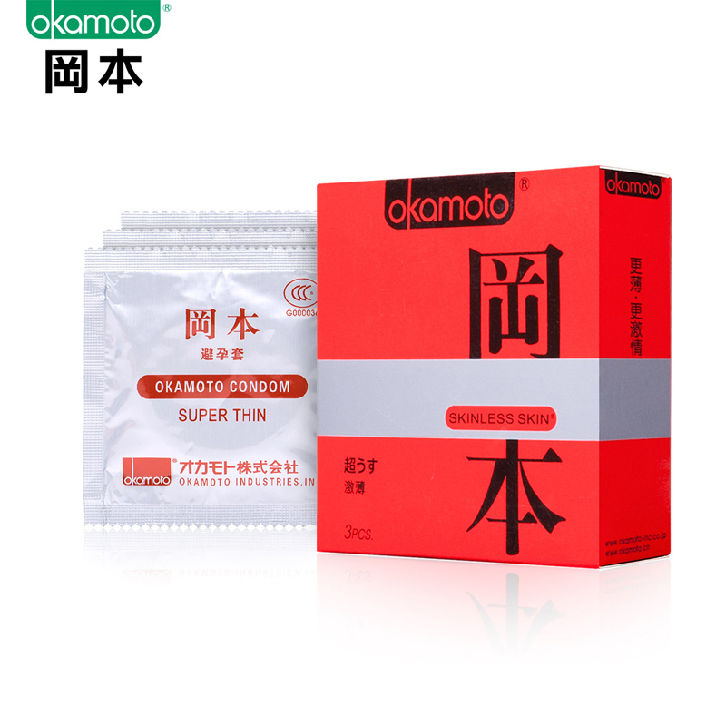 【冈本】激薄装 3只 避孕套 计生用品LF