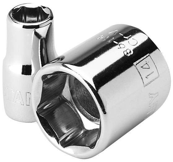 Stanley 12 5mm series chromium vanadium steel metric hexagonal sleeve (model full)