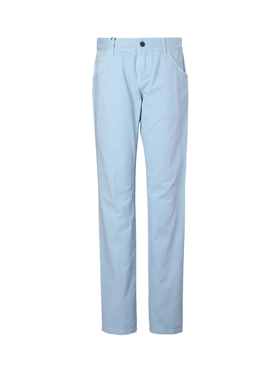 Dolce&Gabbana 天蓝色直筒长裤