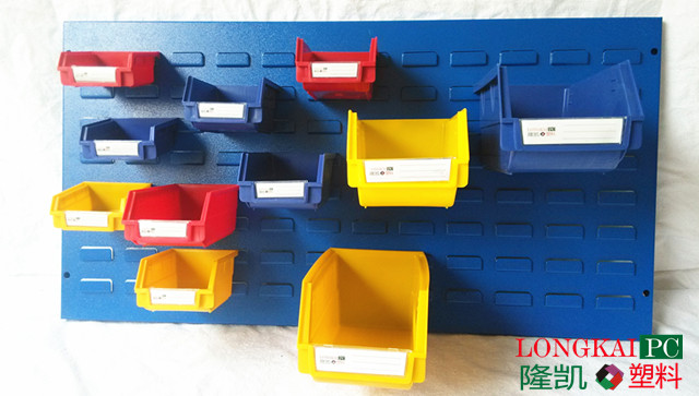 Shutter hanging plate hardware tool shelf multi-functional workshop back-mounted parts screw box finishing shelf