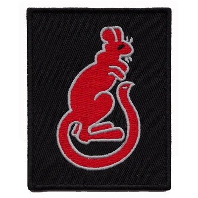 Ying * Seventh Armoured Brigade Desert Rat Arm Octopus Stickup With Embroidered Label labelling Magic Sticker to do