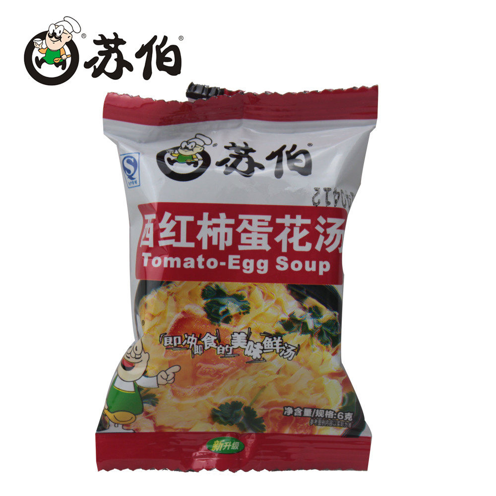 【天猫超市】苏伯西红柿蛋花汤6g彩包 居家生活休闲旅游方便快捷