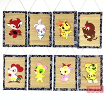 Kindergarten Hanging Accessories Hanging Accessories Classroom Corridor Environment Arrangement China Wind Creative Products Bamboo Chodiac Zodiac Non-woven Fabrics