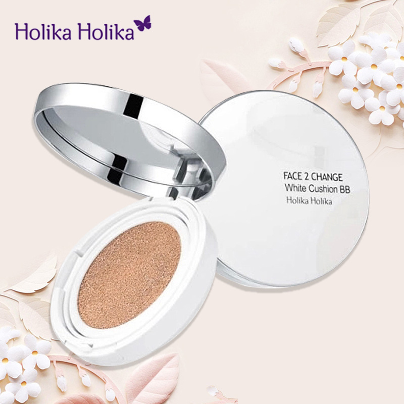 韩国Holika Holika 水凝气垫BB霜美白保湿隔离遮瑕控油霜正品
