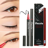 Dazzle cool black cool black bắt mắt tốc độ kẻ mắt dạng lỏng Chất lỏng cứng đầu nhanh khô không thấm nước trang điểm không nở kẻ mắt novo