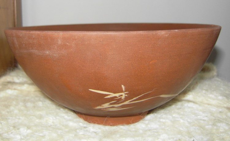 Drunkenness Jianshui Purple Pottery Bowl Old Pottery Original Crafts Art Pottery Factory Large Bowl Chai Burning Pure Handmade