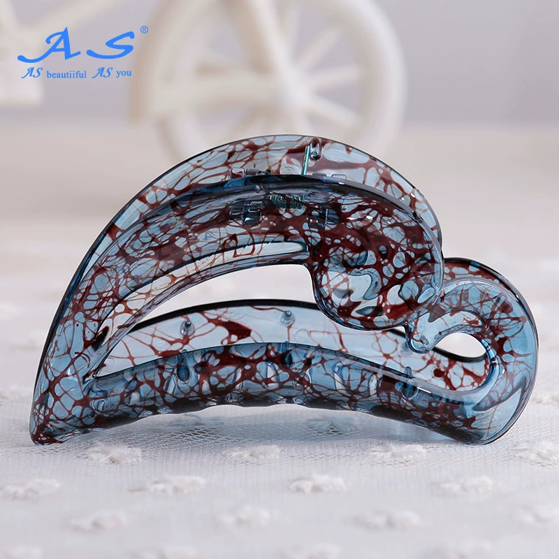 Phụ kiện AS phụ kiện PC mũ kẹp tấm kẹp tóc kẹp dọc đồ trang sức Phiên bản hàn quốc của tóc lớn đơn giản nắm kẹp tóc cổ điển retro - Phụ kiện tóc