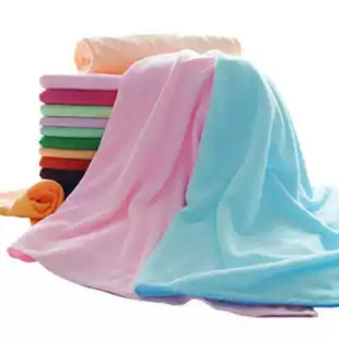 Increase 70*140cm microfiber bath towel Super absorbent soft children's bath towel towel can be used as a car towel