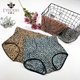 Tư thế mới 1293 tre sợi than da báo eo cao bụng hip băng lụa của phụ nữ đồ lót cotton tập 6 set quần lót nữ dễ thương Eo cao