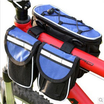 Bikes Four-in-a-pack car front bag upper tube bag bike car bag Climbing Bike Saddle Bag Equipby