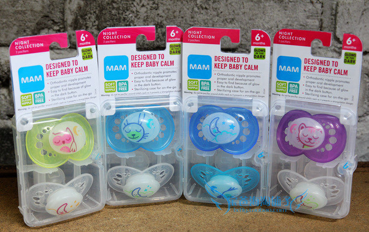 The United States buys back MAM baby silicone pacifier 2 packs 1 segment 2 sleeping models
