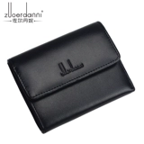 Мужской картхолдер, кожаные карточки, короткий ультратонкий маленький универсальный бумажник, из натуральной кожи