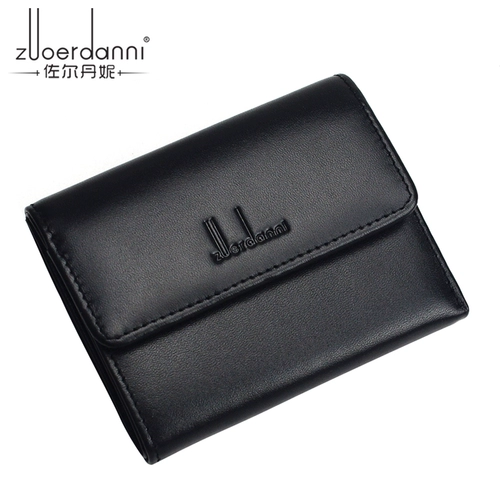 Мужской картхолдер, кожаные карточки, короткий ультратонкий маленький универсальный бумажник, из натуральной кожи