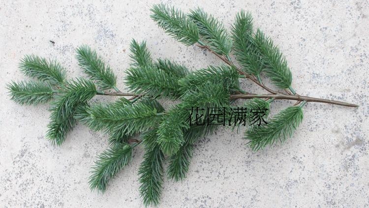 Simulation plant false cedar leaves smelly fir leaves cedar leaf spruce leaf garden museum engineering decoration manufacturer sales