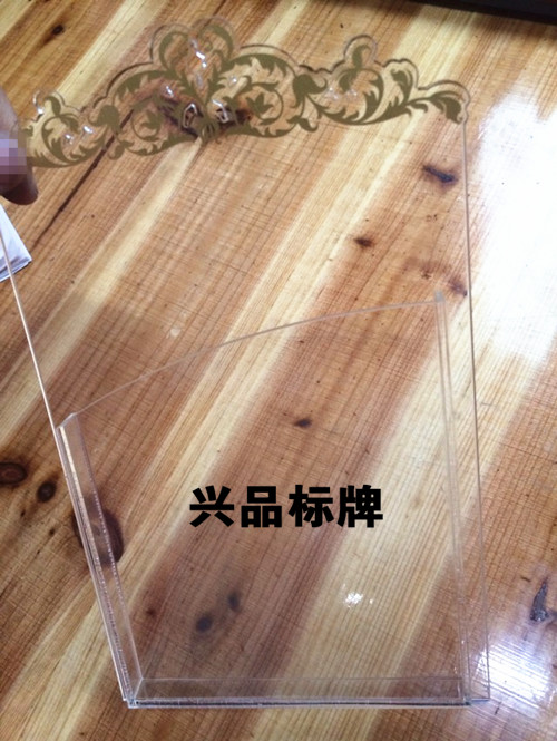 Transparent acrylic Box Acrylic Card Box Guesthouses Slot Name sheet Box Information Box Dimensioning to be made 