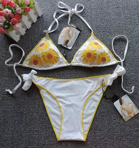 Thời trang bikini ren gợi cảm treo dây móc áo tắm nữ thoải mái *