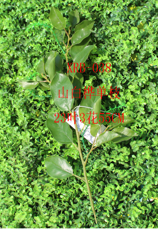 Highly emulated tropical plant birch leaf single branch mountain white birch leaf shooting engineering with material simulation leaf direct sales