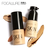 Kem nền Focallure Liquid Foundation Natural nude Makeup Moisturising Kem dưỡng ẩm lâu trôi Trang điểm kiểm soát dầu nền Kem BB Cream kem nền chống nắng