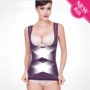 Ưu đãi đặc biệt bốn mùa áo nịt bụng nữ lưới đôi chéo vest sau sinh corset phần mỏng áo ngực không dây