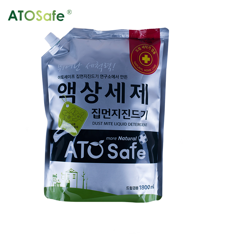 韩国进口除螨虫洗衣液 抑菌除螨增柔洗衣液 不含荧光剂洗护合一装