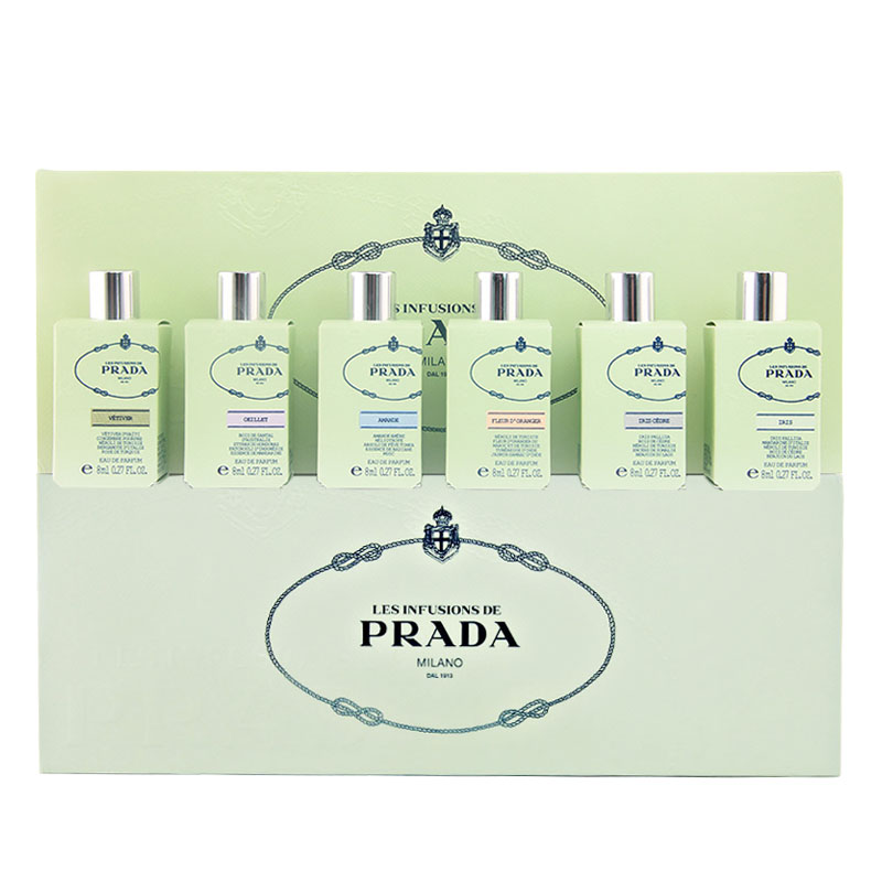 Prada/普拉达IRIS 鸢尾花/米兰爱丽丝女士淡香精香水礼盒6*8ml