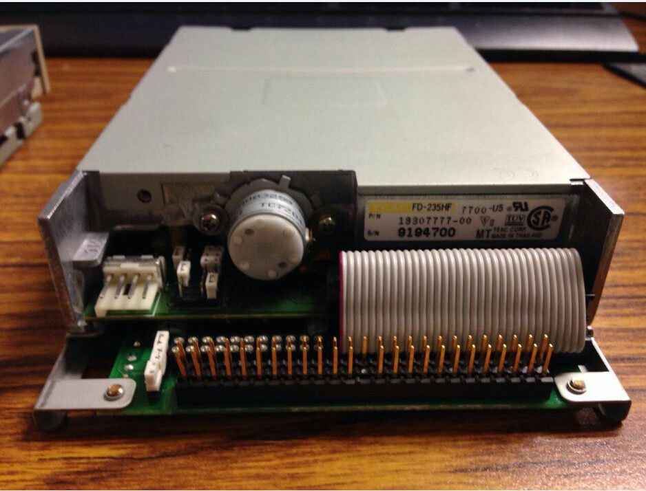 TEAC FD-235HF 7700-US A715-US Industrial jumper floppy drive for HP equipment with industrial control board