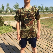 Allotment 01 Physical uniform Short-sleeved T-shirt Field physical training uniform Male and female students military training undershirt shorts