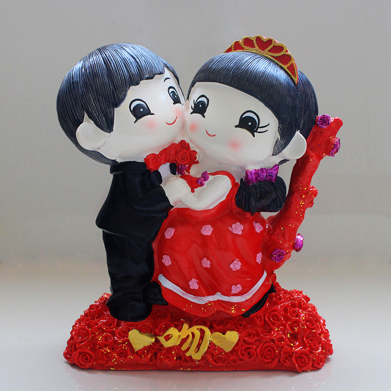 2016-2-23=29cm height-22cm wide-one kiss statutory marriage-cartoon gypsum like latex cartoon mold